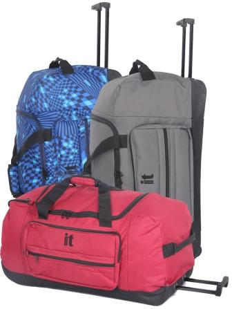 it luggage, travel bags, wheeled holdalls, trolley wheelbags, holdalls, 